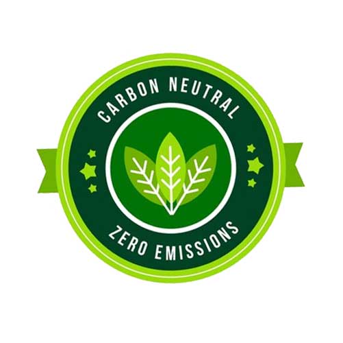 Logo neutral en emisiones de carbono