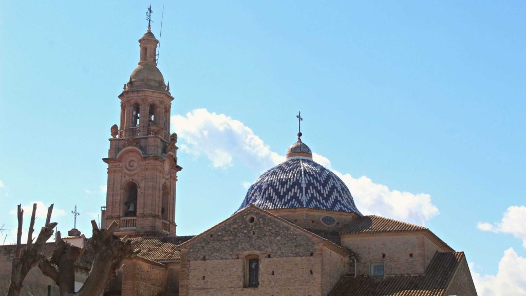 Vista trasera de la Iglesia