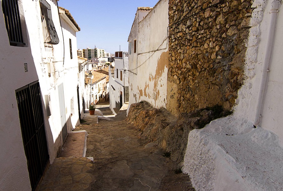 Callejuelas encantadoras en Oliva
